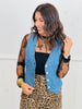 Denim Button Up Vest Top (Reg & Plus)-2 Colors
