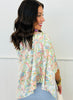 Blue Tropics Poncho Top (Reg & Plus)