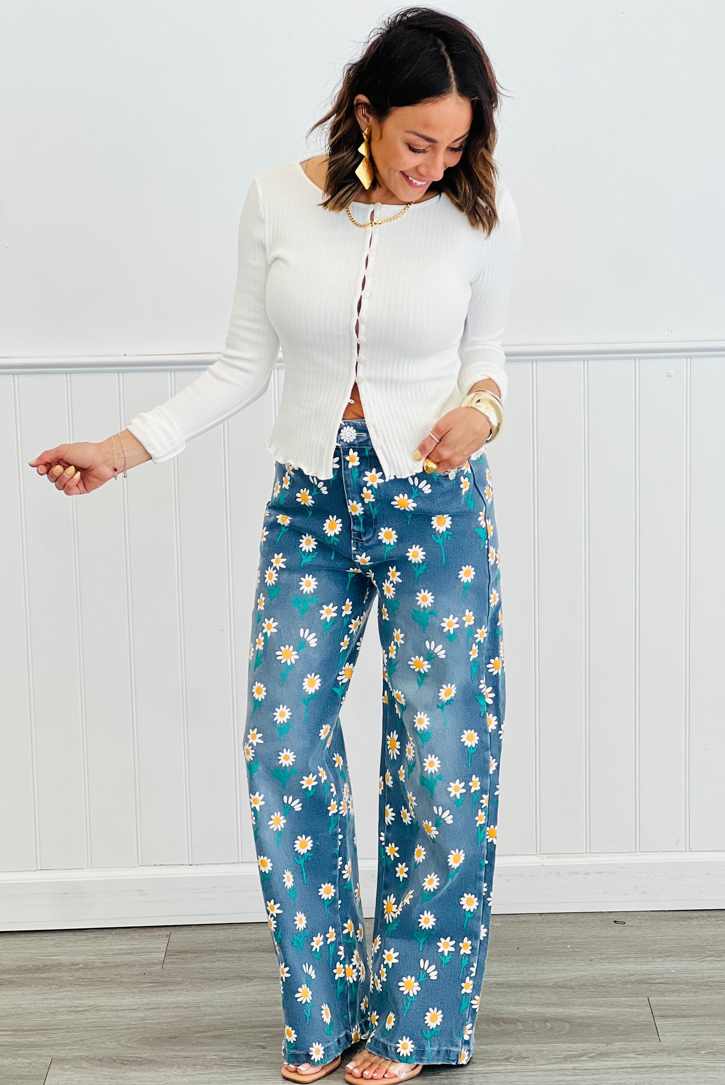 Long Sleeve Slim Fit Top (Reg.)-2 Colors