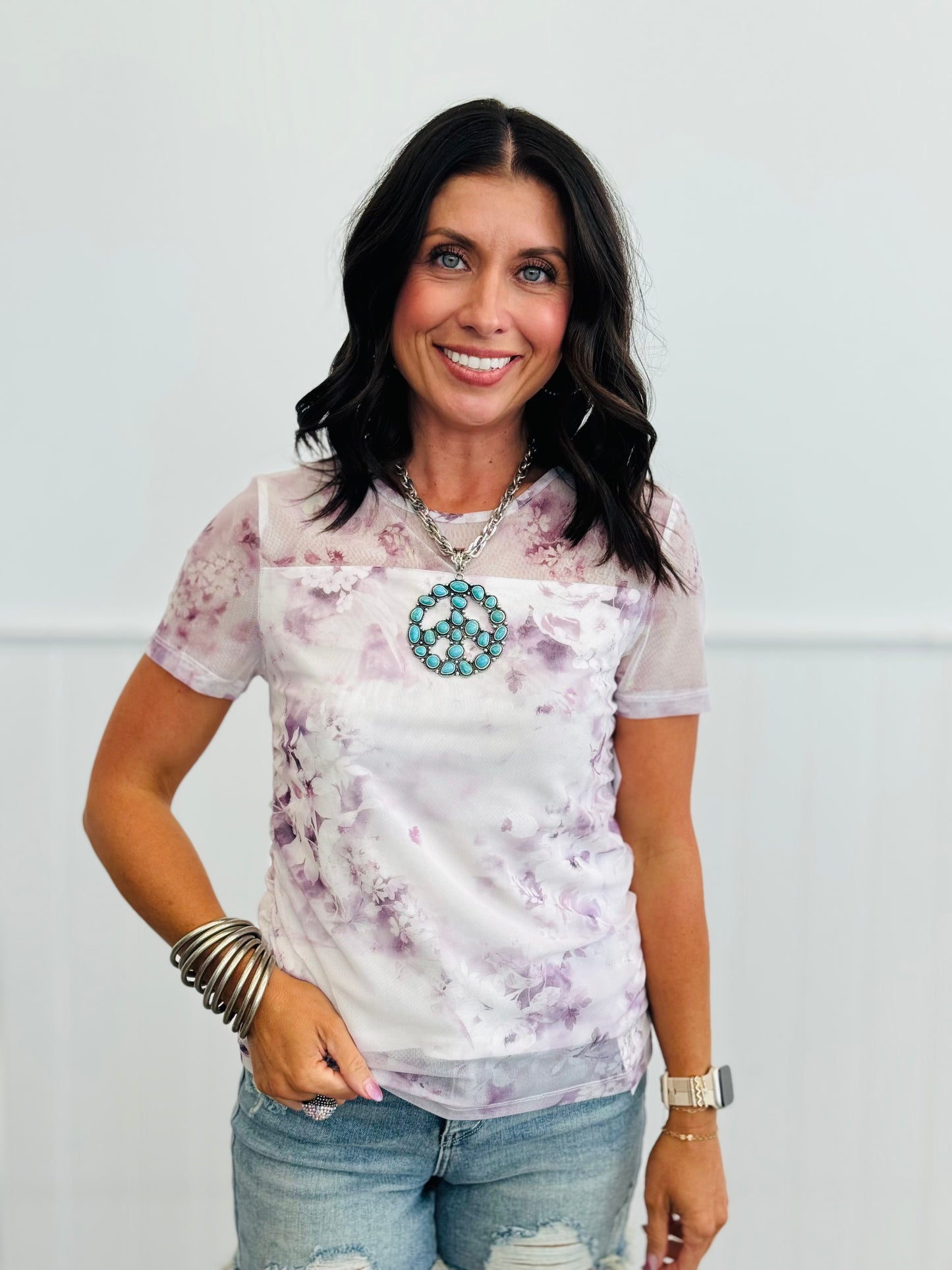 Gentle Breeze Floral Print Blouse (Reg & Plus)-2 Colors