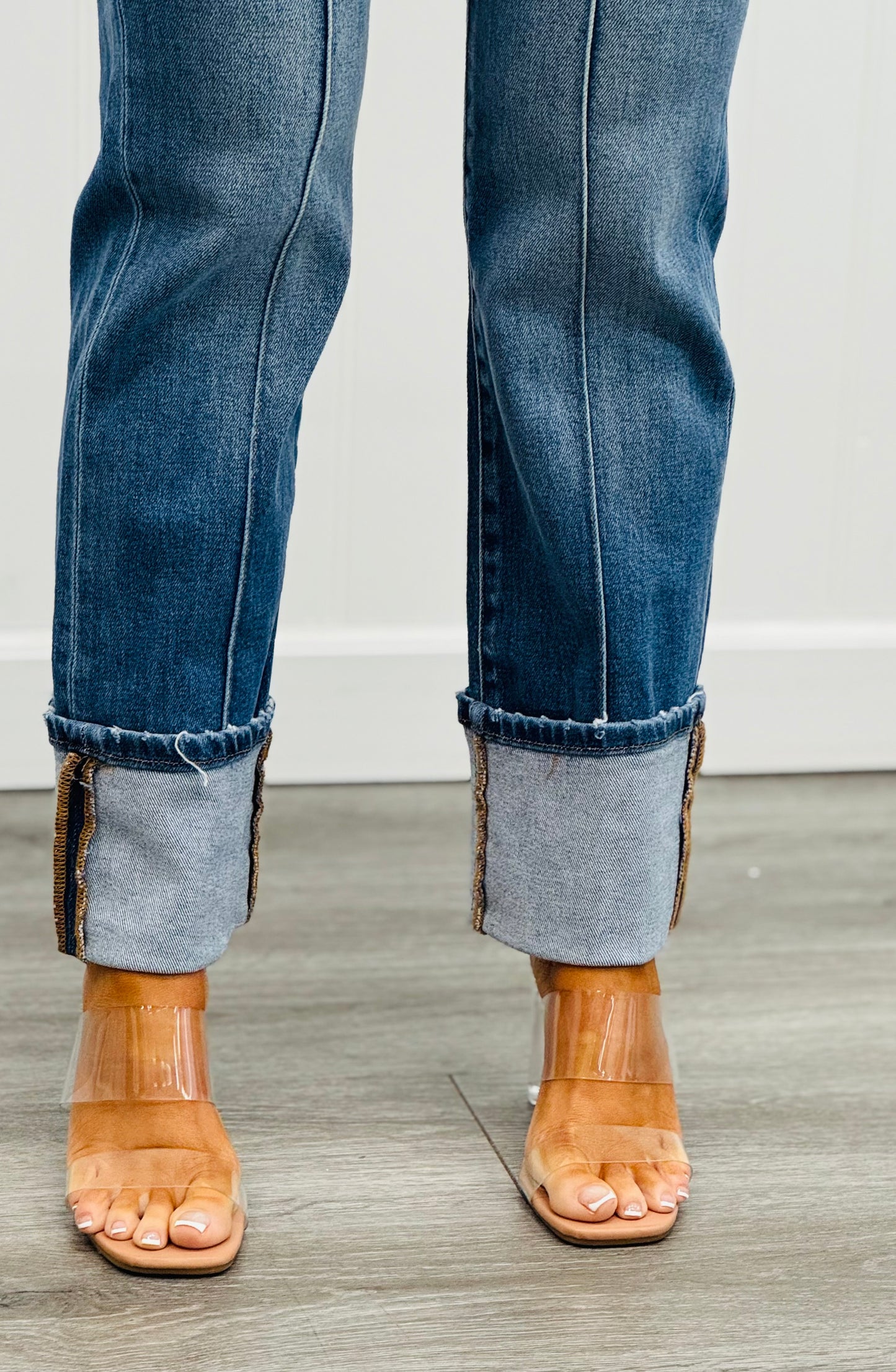 Risen Got To Be Me High Rise Straight Leg Jeans (Reg & Plus)