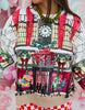 Queen Of Sparkles Multi Store At Christmas Time Window Display Sweatshirt (Reg. & Plus)