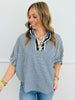 Gingham Dolman Sleeve Blouse (Reg & Plus)-2 Colors