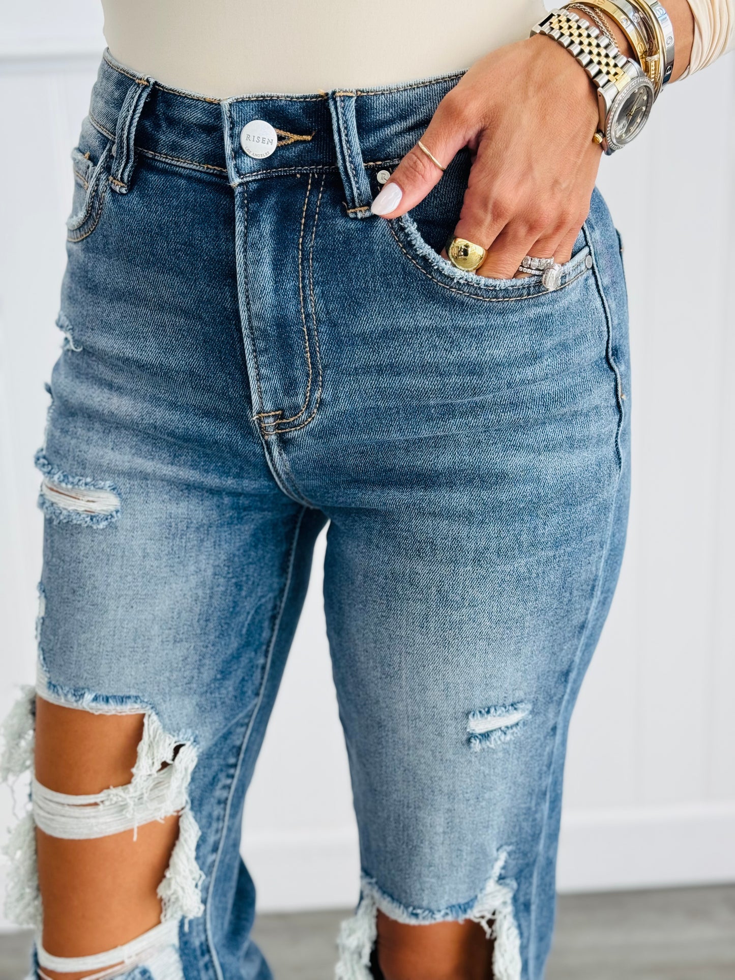 Risen You Better Believe It Jeans (Reg & Plus)