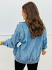 Dark Denim Zip Up Jacket (Reg.)