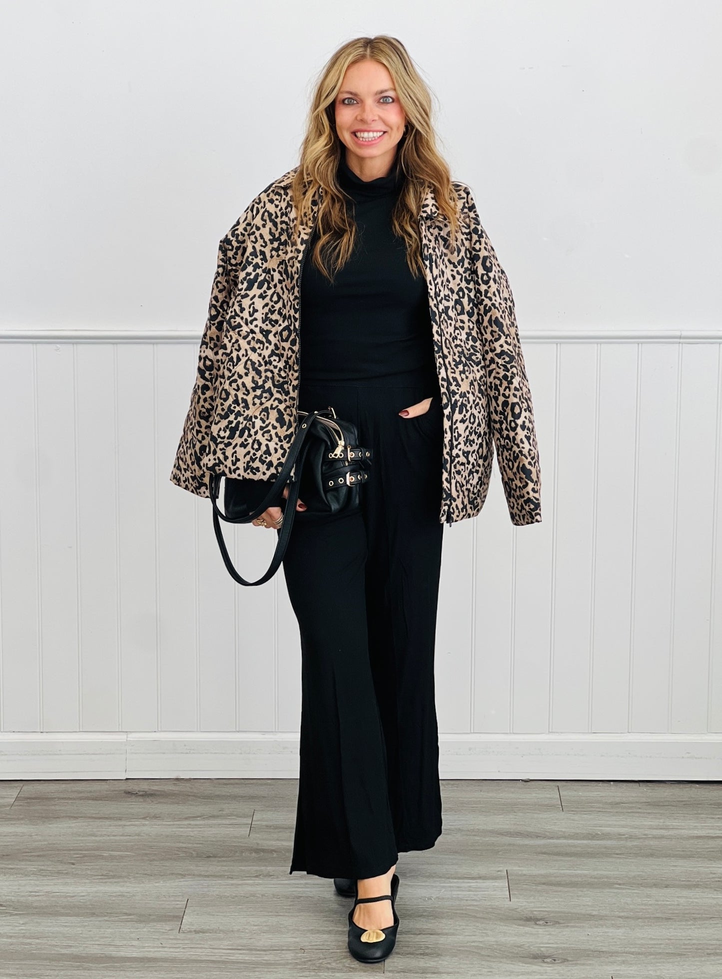 Leopard Print Jacket (Reg. and Plus)