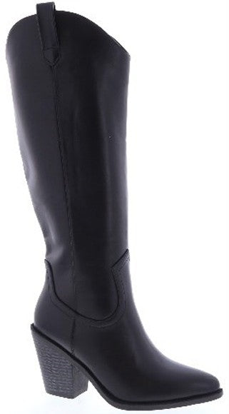 Black What A Win Western Boots