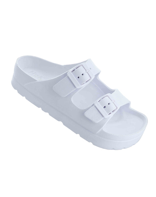 White Breezy Babe Sandals
