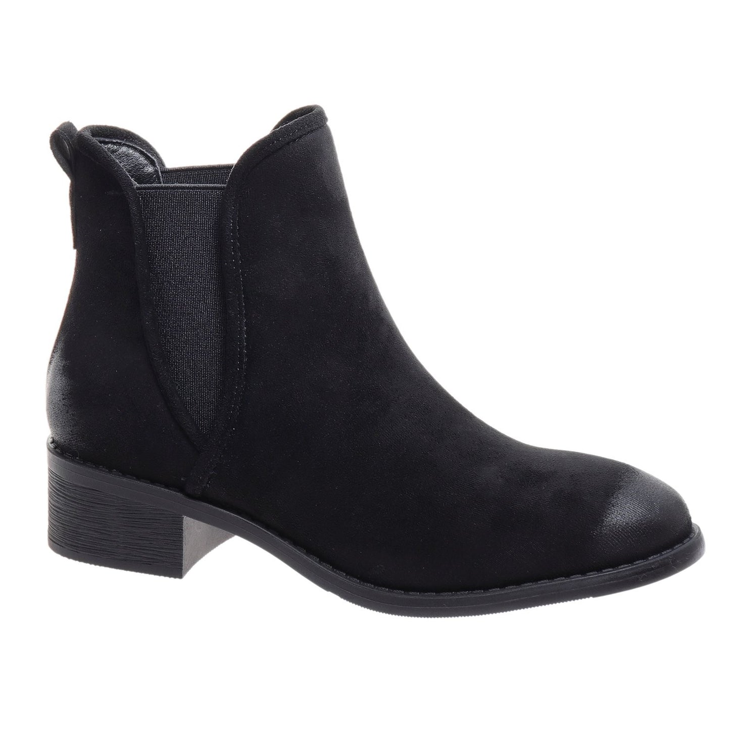 Black Suede Best Of You Booties