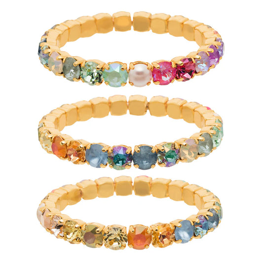 TOVA - The Oakland Stretch Bracelet in Fairy Dust Mix