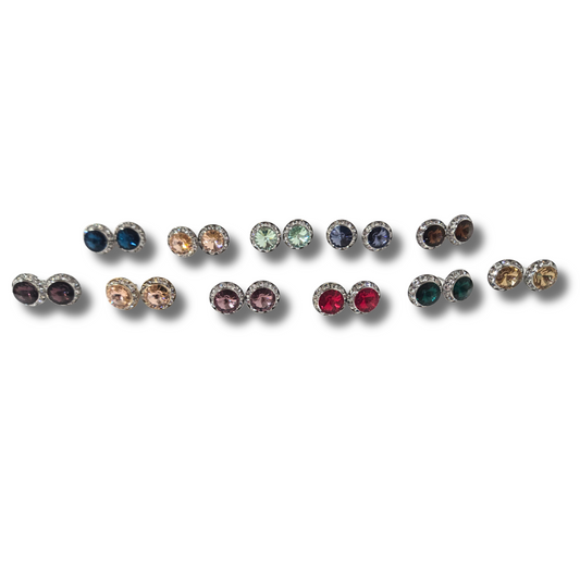 Everything Glam Rondelle Studs (11 colors)