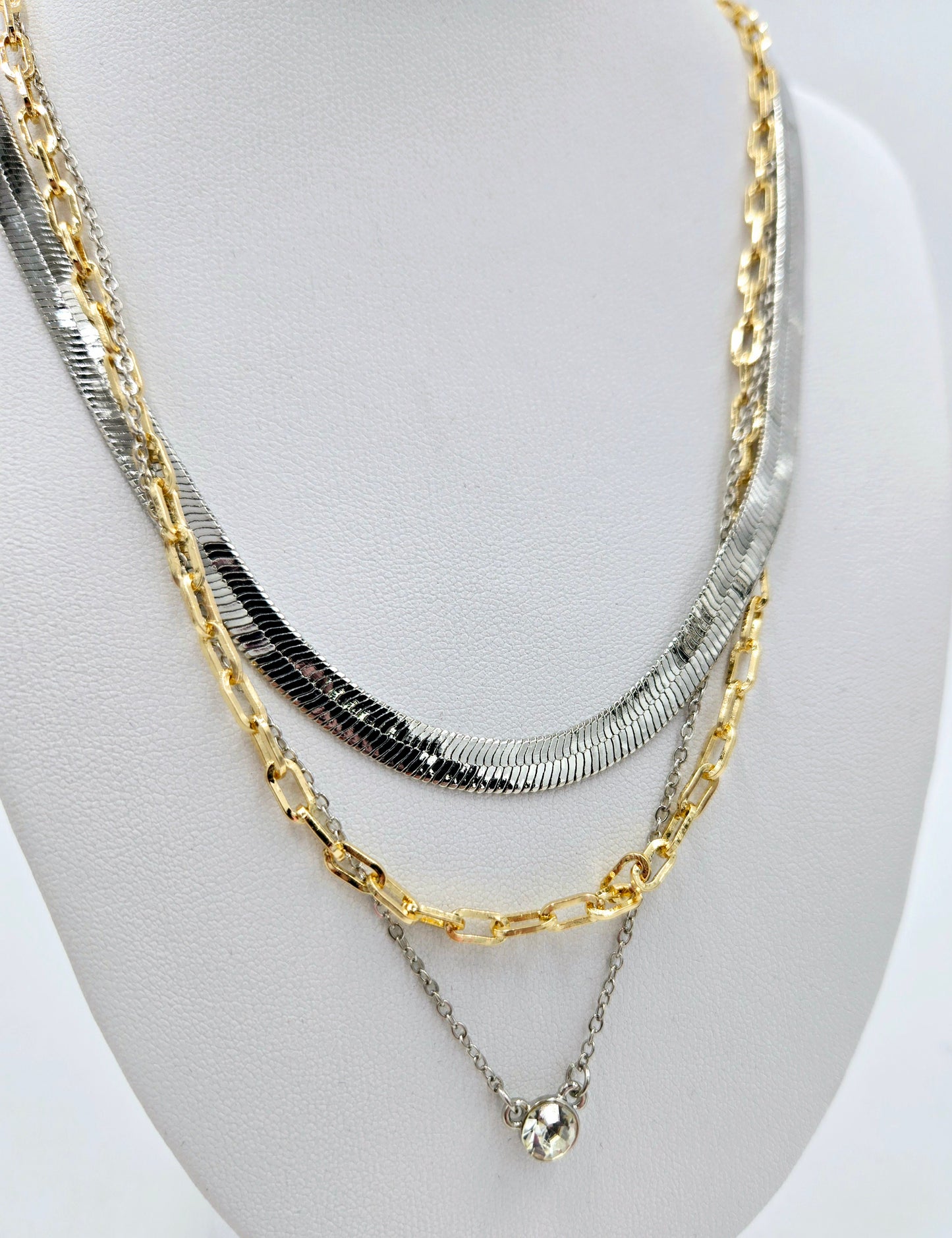 Snake Chain Layered Necklace