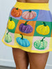 Queen Of Sparkles Pastel Colorblock Pumpkin Skirt (Reg. and Plus)