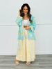 Pale Yellow Embroidered Lace Satin Pants (Reg & Plus)