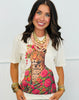 Floral Leopard Bling Tee (Reg. and Plus)