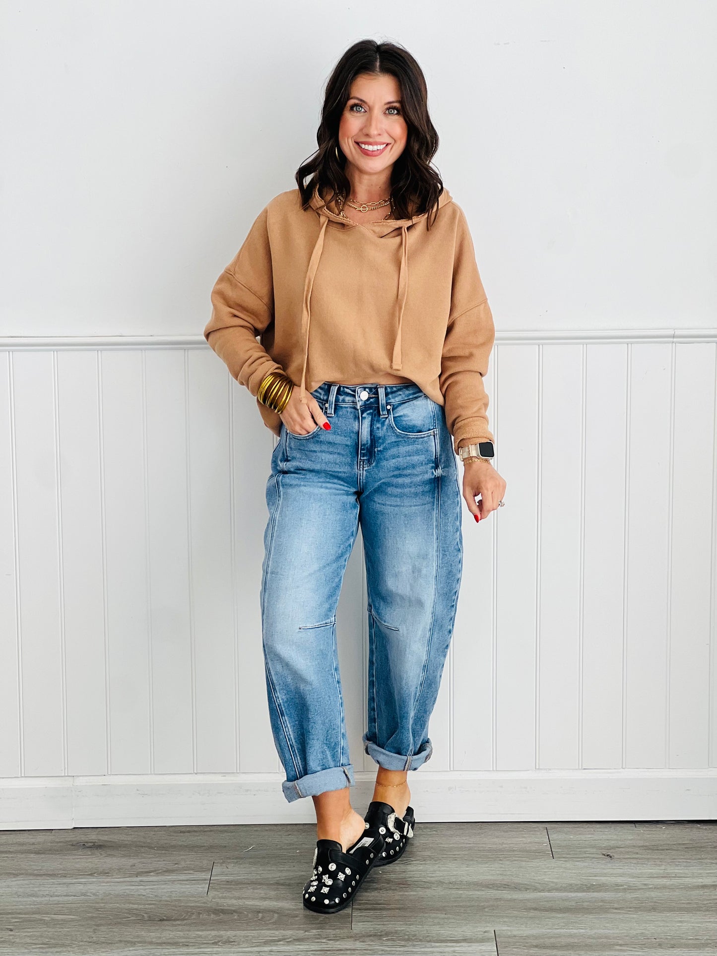 Mocha Malibu Hoodie Top (Reg.)