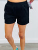 Black Stretchy Waistband Shorts (Reg.)