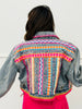 POL Denim Embroidered Aztec Design Jacket (Reg.)