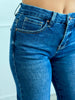 Risen A Little Frayed Dark Jeans (Reg & Plus)