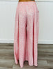 Light Pink Deer Print Palazzo Pants (Reg. and Plus)