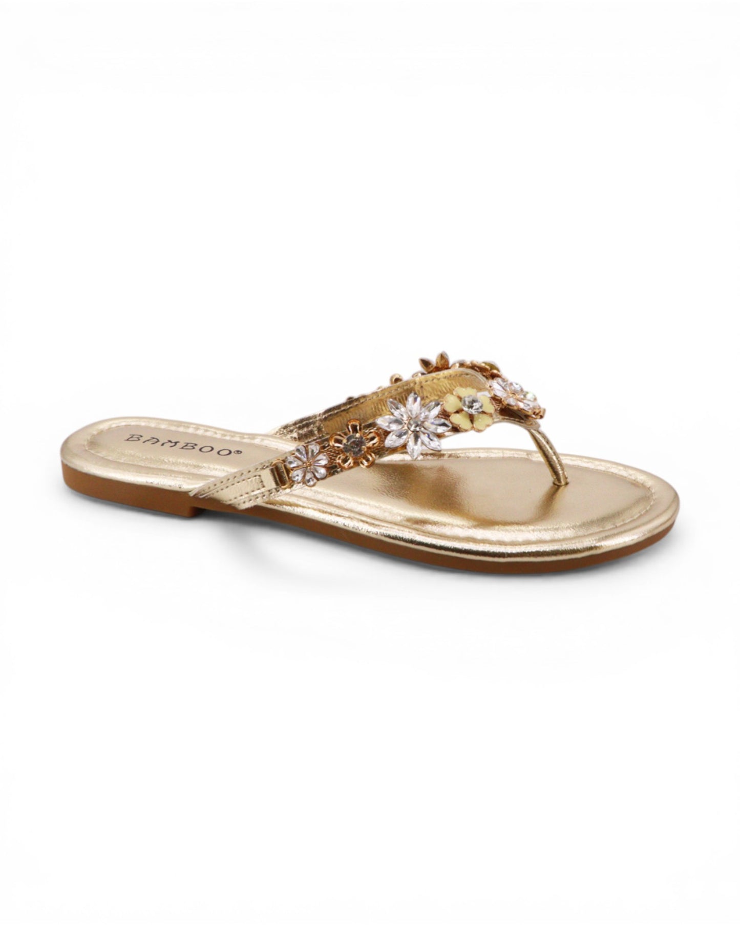 Golden Garden Crystal Sandal