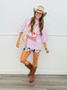 Lilac Western Cowboy Tee (Reg.)