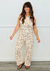 Speckled Printed Twill Overalls (Reg.)