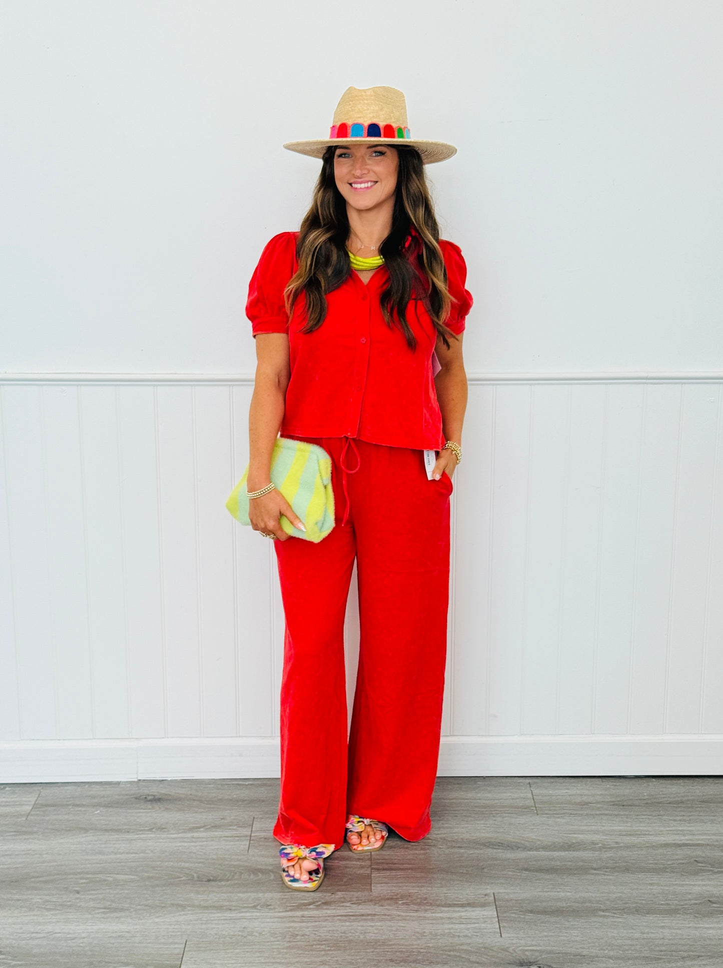 Wide Leg Pull On Pants (Reg.) - 3 Colors