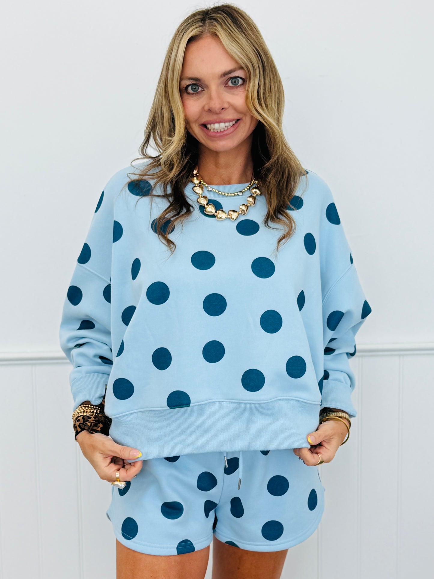 Blue Polka Dot Shorts (Reg.)
