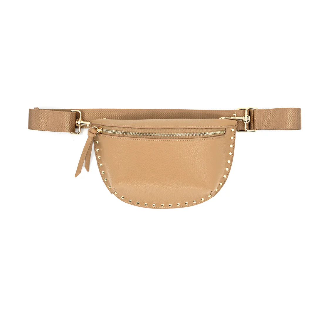 Studded Faux Leather Fanny Pack (2 colors)