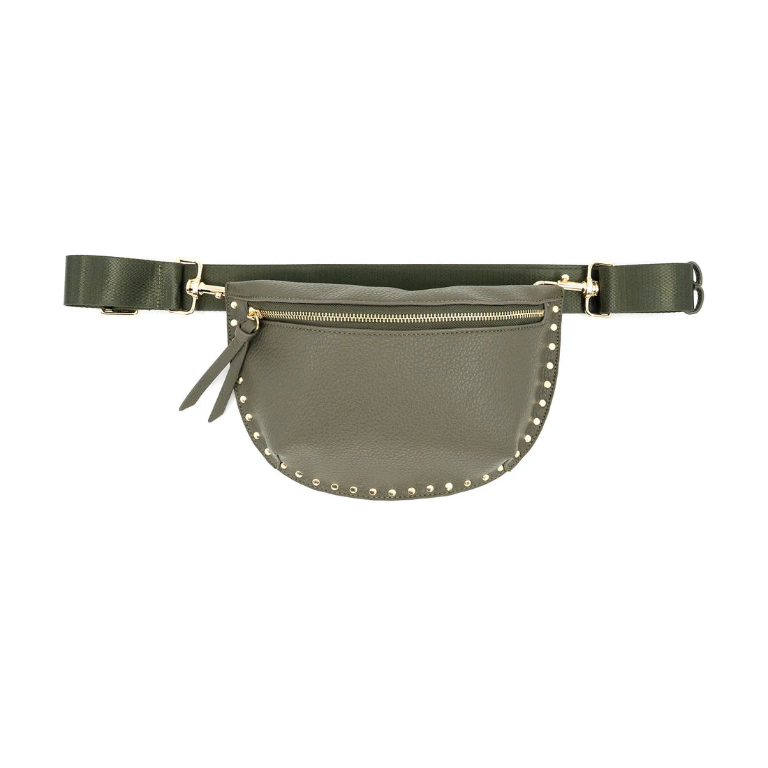 Studded Faux Leather Fanny Pack (2 colors)