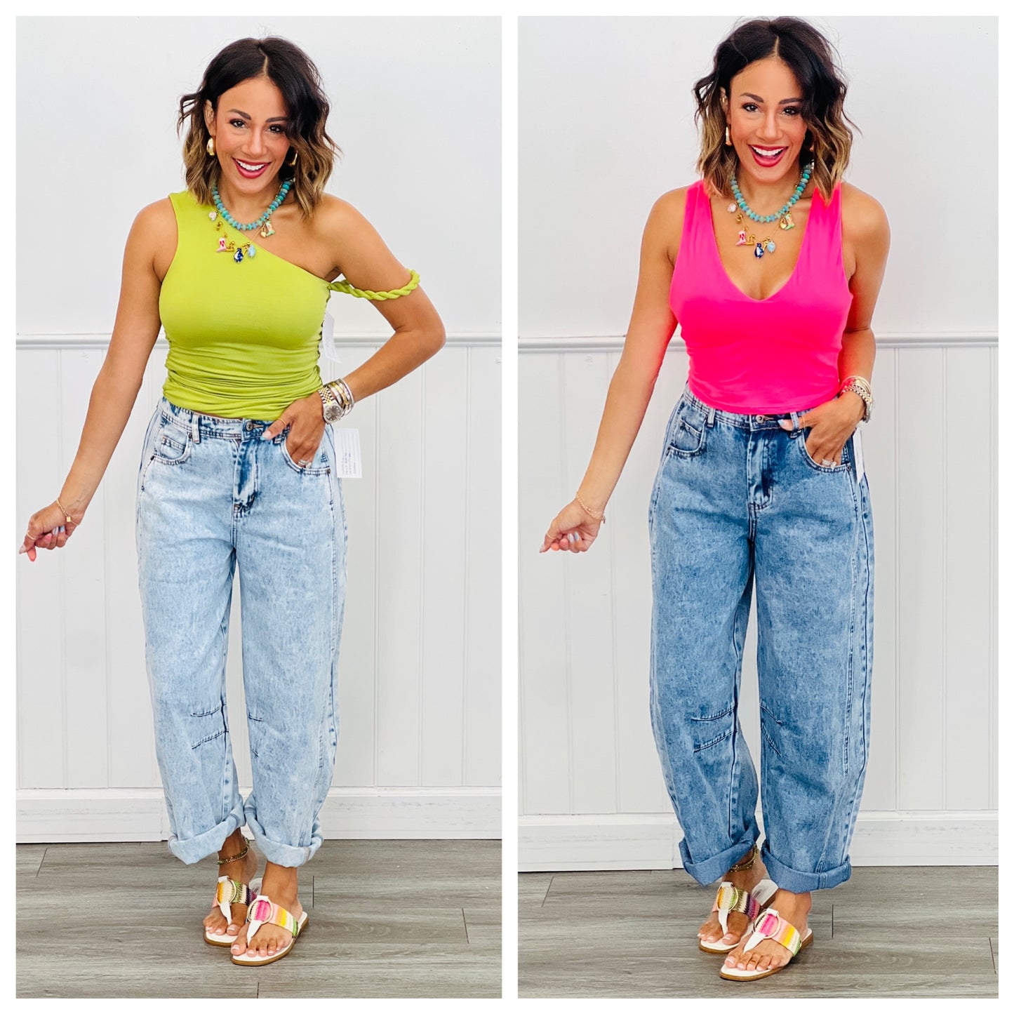 Get On With It Denim Pants (Reg.)-2 Colors