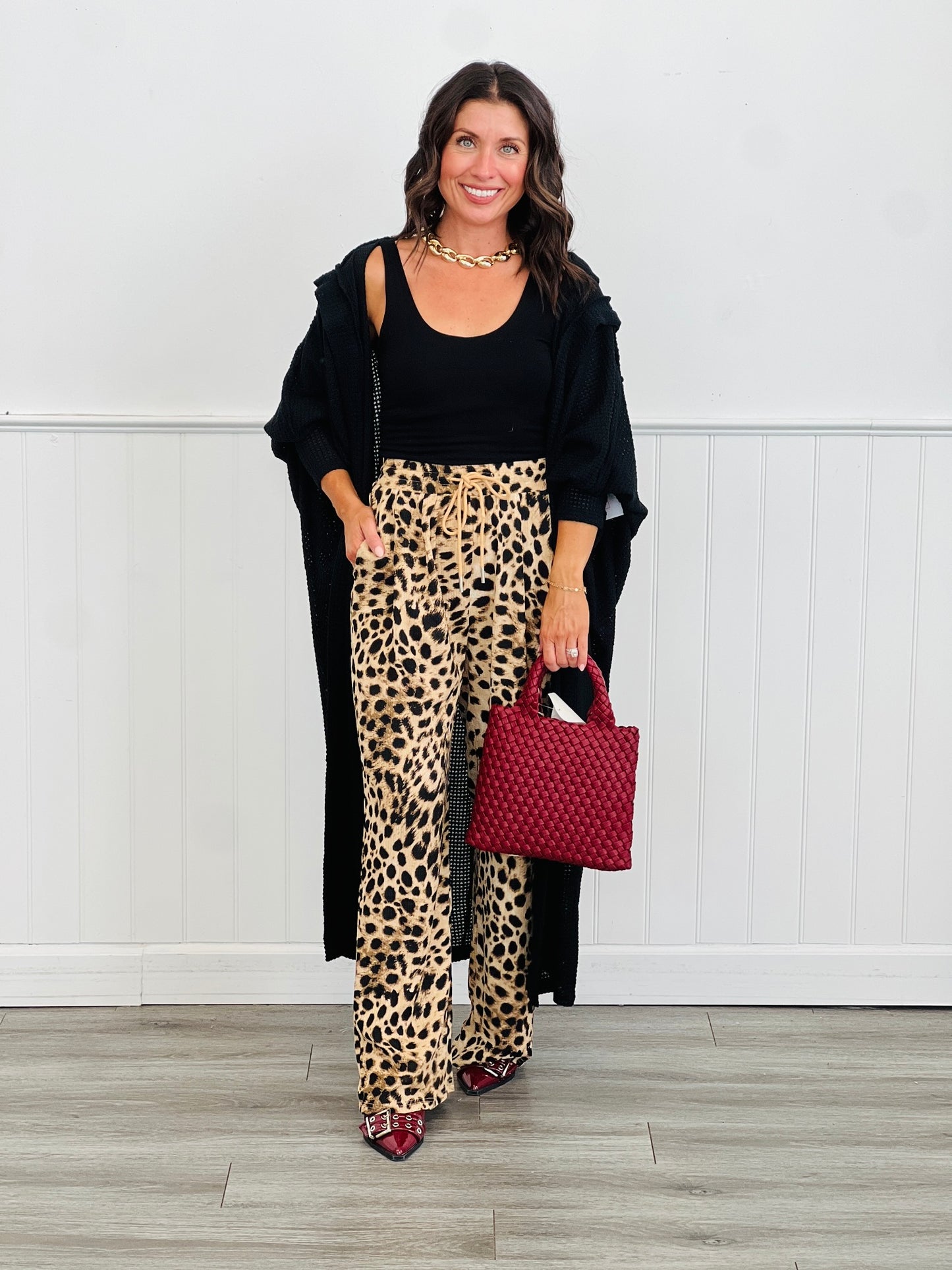 Dear Scarlett Hooded Longline Cardigan (Reg. and Plus)