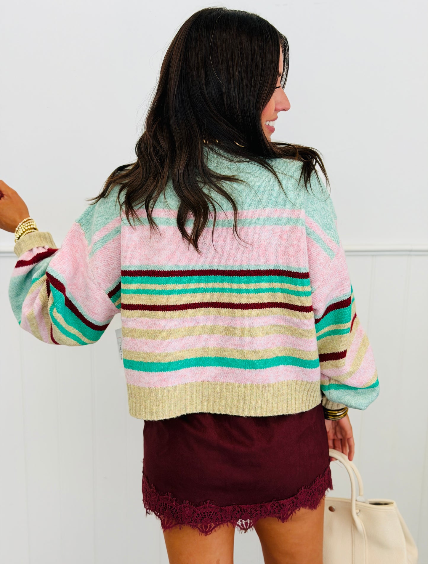 Pink Multi Sweater Top (Reg.)