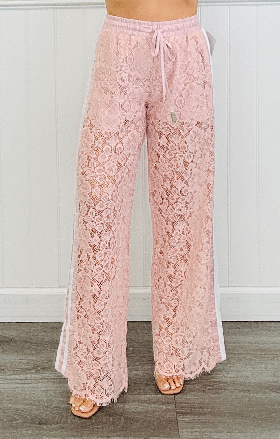 Light Pink Lace Sassy Pants (Reg.)