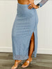 Periwinkle Lace Maxi Skirt (Reg.)