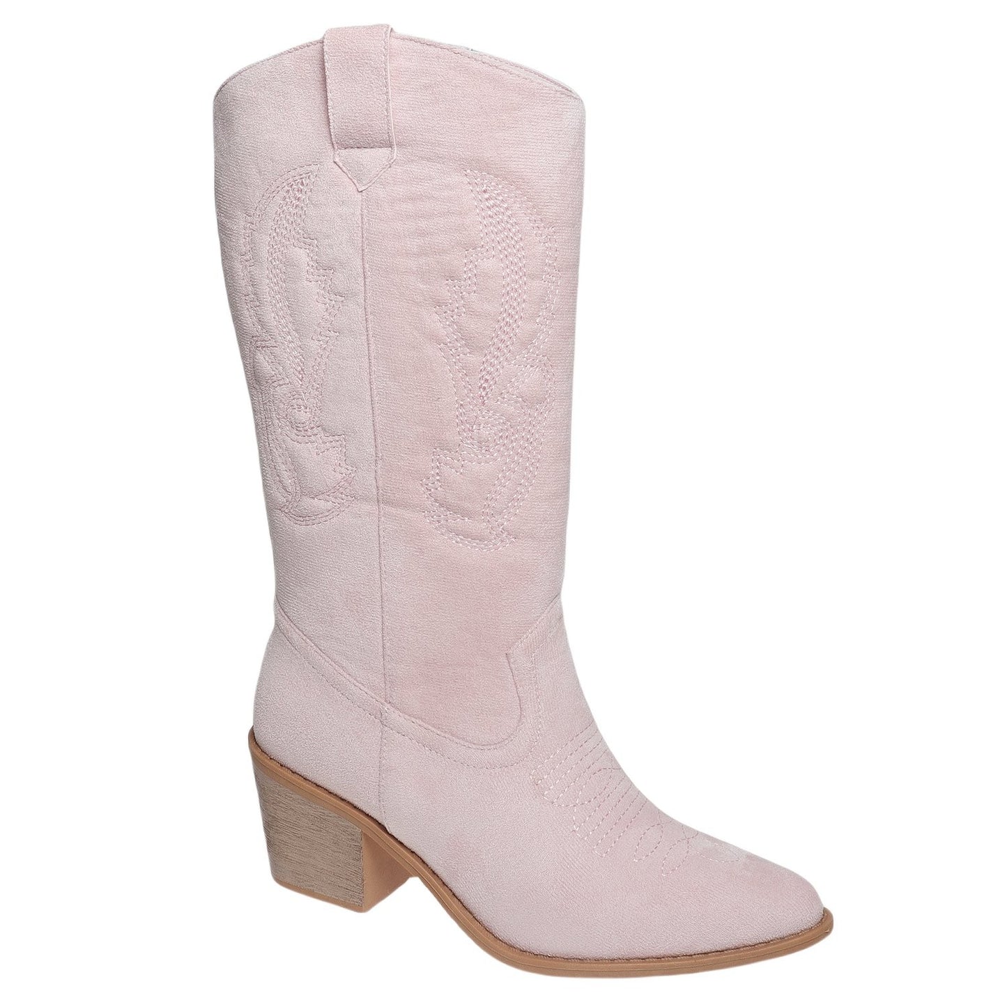 Lt Pink Sierra Suede Boots