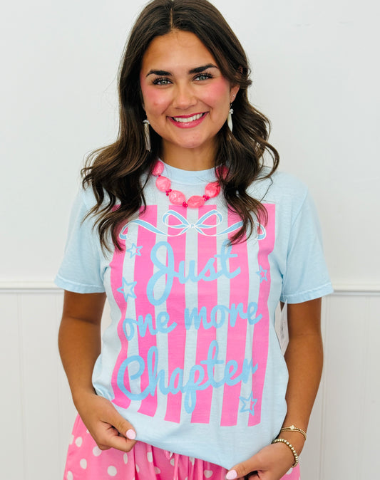 Just One More Chapter Tee (Reg. and Plus)
