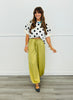 Polka Dot Short Sleeve Sweater Top (Reg.) - 3 Colors
