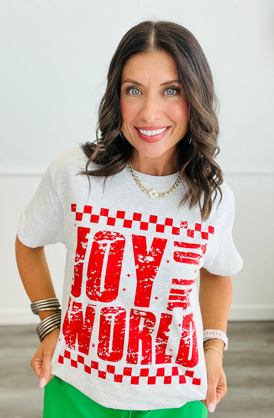 Joy To The World Graphic Tee (Reg. and Plus)