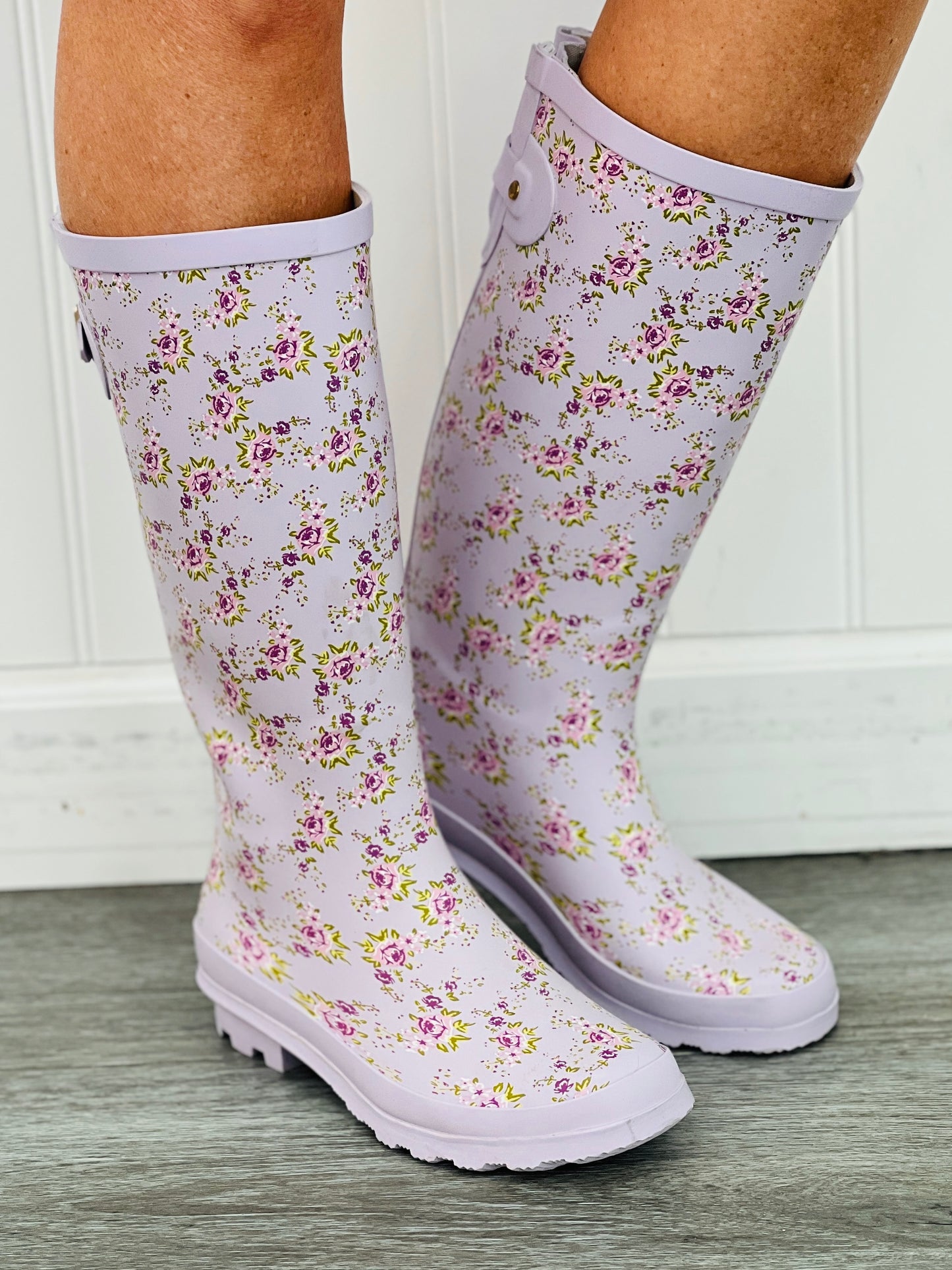 Lavender Dancing In The Rain Boots