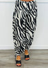 Zebra Print Top & Pants Set (Reg.)