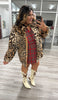 Taupe Leopard Faux Fur Jacket (Reg & Plus)