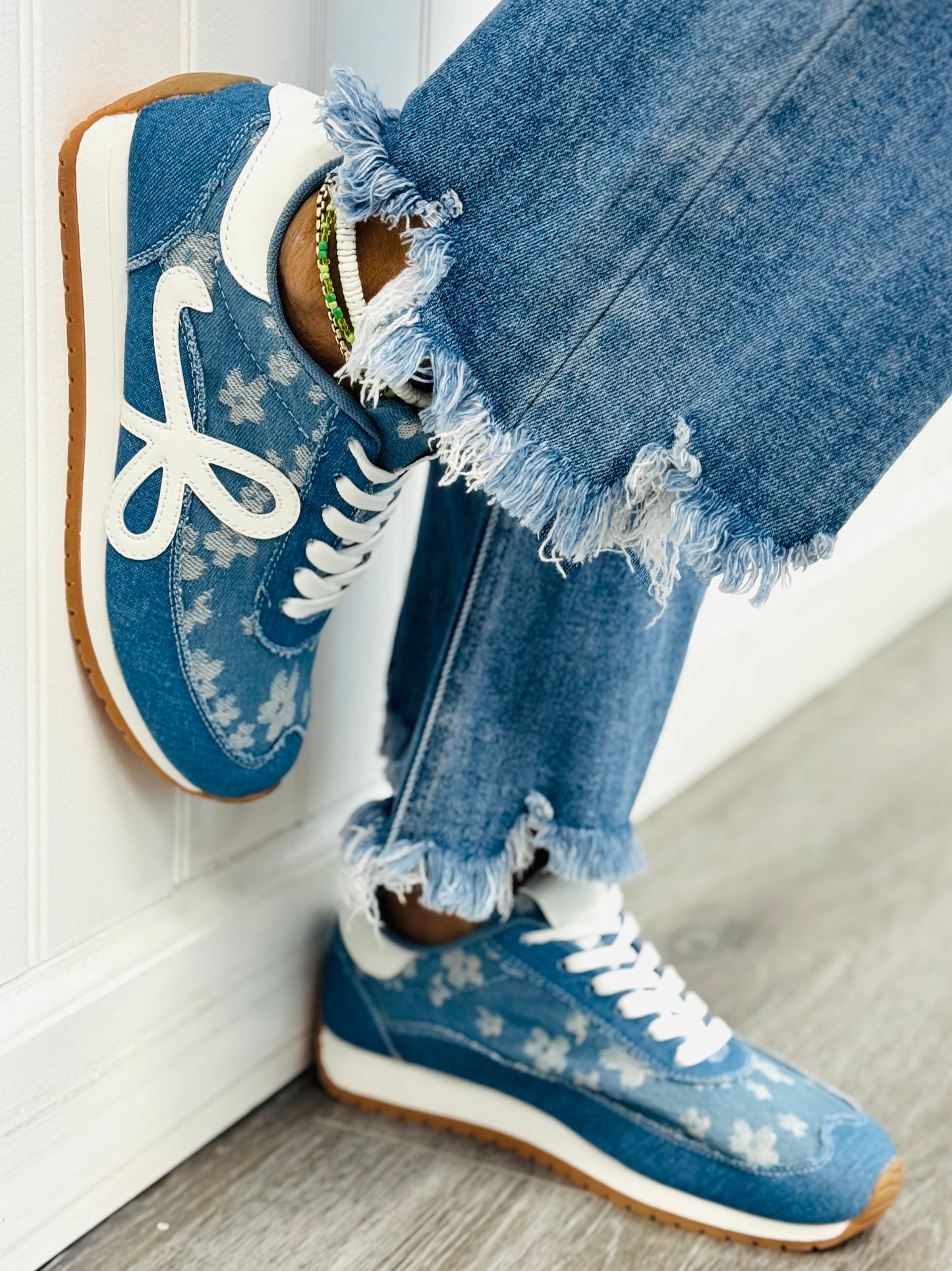 Denim/White Sole Mate Sneakers