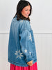 Risen Medium Stars & Starburst Denim Jacket (Reg & Plus)