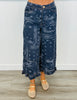 Midnight Bandana Ruffle Hem Pants (Reg.)