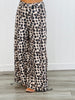 Taupe Leopard Drawstring Cuff Pants (Reg. & Plus)