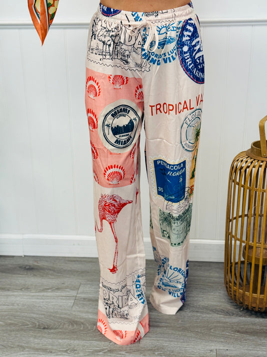 Florida Postcard Pant Set (Reg.)