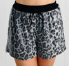 Leopard Print Sequin Shorts (Reg & Plus)-2 Colors