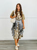 Charcoal Star Patch Detail Maxi Dress (Reg.)